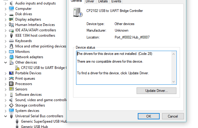 præcedens Horn Downtown USB Serial on Windows 10 IoT core #3